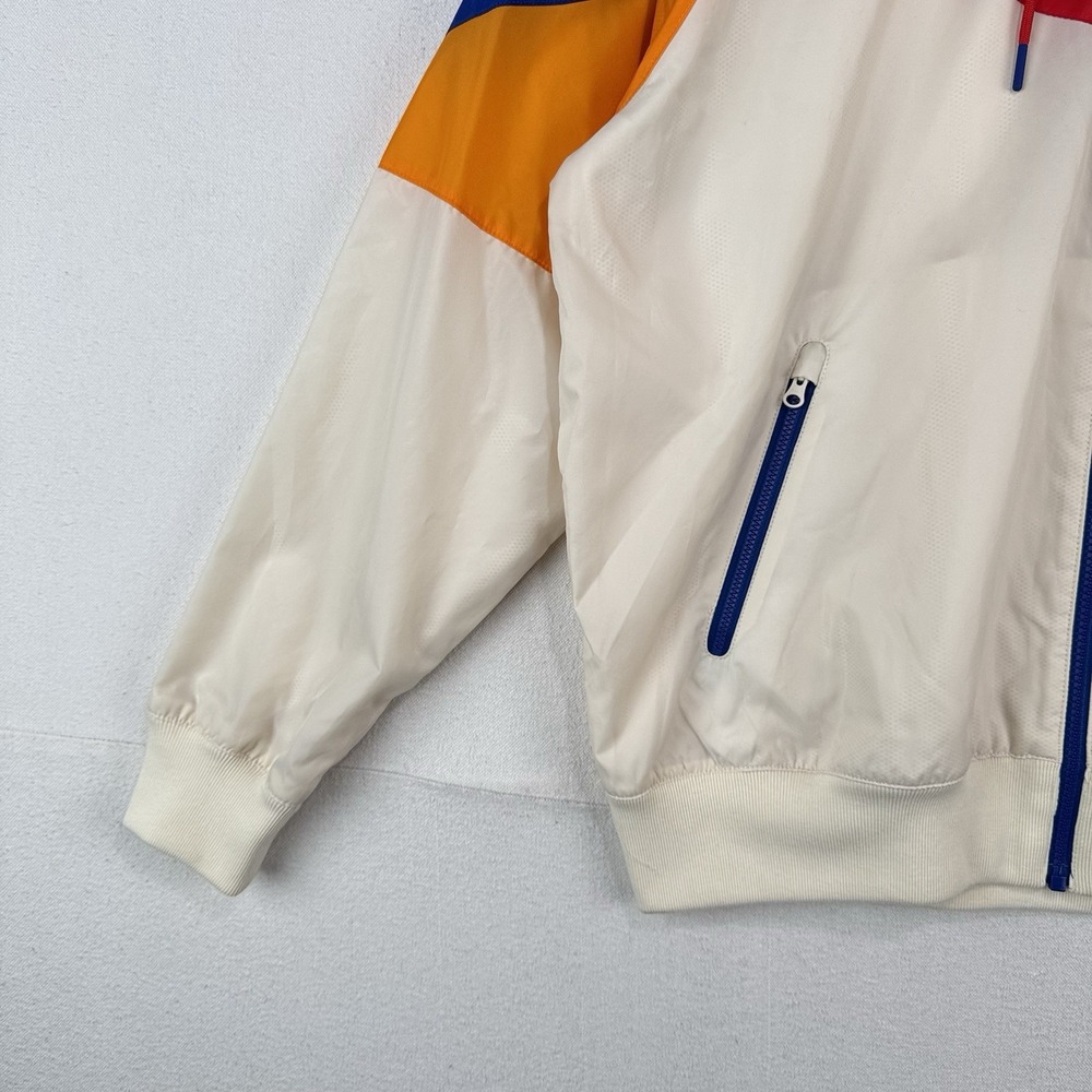 NWT Nike Sportswear Windrunner Windbreaker Track Jacket Men's M Cream Blue Red - Picture 7 of 15